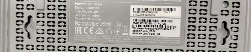 Log in with Default Username and Password.